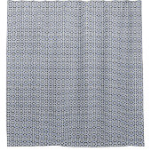 Burst Blue Shower Curtain Douchegordijn (Voorkant)