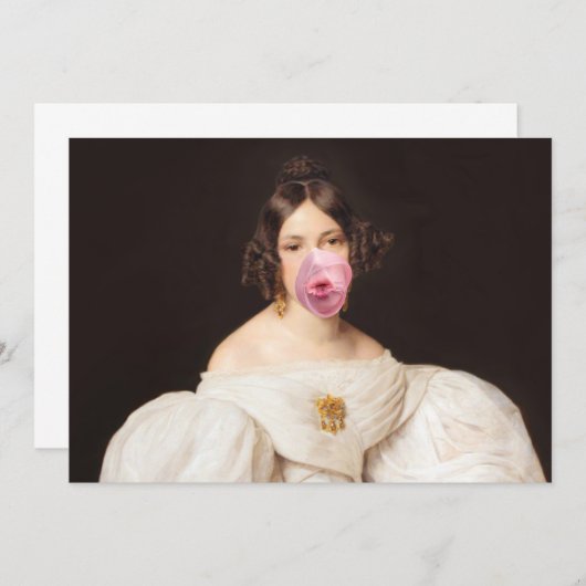 Burst Bubble Gum Diva Kaart (Voorkant / Achterkant)