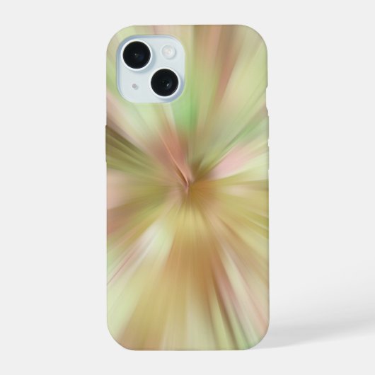 Burst explosie fractale knal  iPhone 15 case (Achterkant)