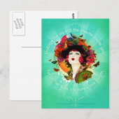 Burst in Bloom Briefkaart (Voorkant / Achterkant)