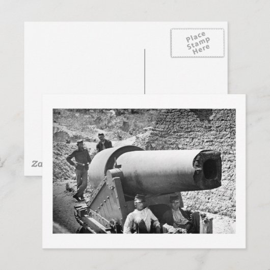 Burst Muzzle, 1863 Briefkaart (Voorkant / Achterkant)