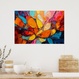 "Burst of Bloom"- download optie Poster