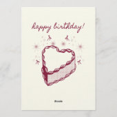 Burst of Fun – Editable Birthday Party Invitation Kaart (Achterkant)