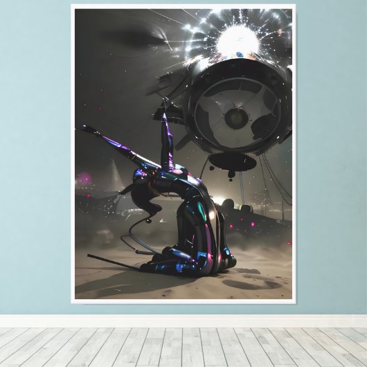 Burst of Joy Canvas Afdruk (Insitu (Houten vloer))