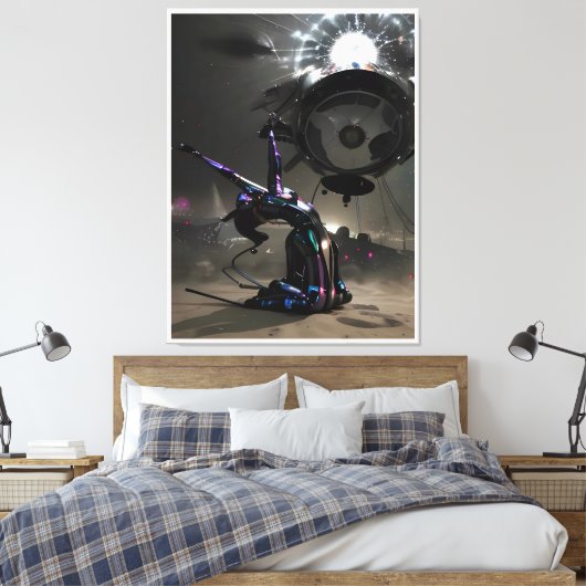 Burst of Joy Canvas Afdruk (Insitu (Slaapkamer))