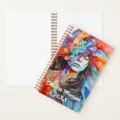 Burst of Smoke Aangepaste naam Notitieboek (Binnen)