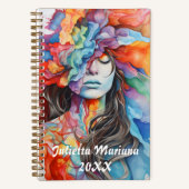 Burst of Smoke Aangepaste naam Notitieboek (Voorkant)