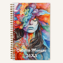 Burst of Smoke Aangepaste naam Notitieboek