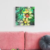 Burst of Tickseed Canvas Afdruk (Insitu (Woonkamer))
