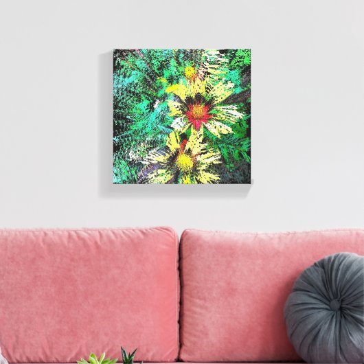 Burst of Tickseed Canvas Afdruk (Insitu (Woonkamer))