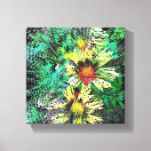 Burst of Tickseed Canvas Afdruk (Voorkant)