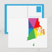 burst rhode eiland briefkaart (Voorkant / Achterkant)