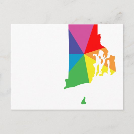 burst rhode eiland briefkaart (Voorkant)