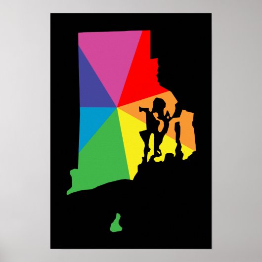 burst rhode eiland poster (Voorkant)