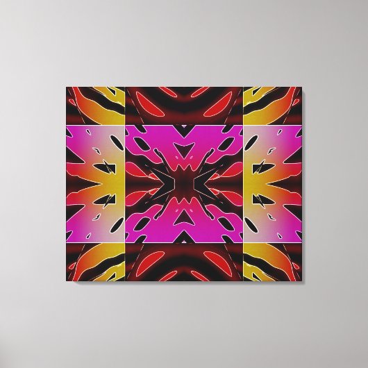 Burst van Black Hills Goud Ingewikkeld Canvas Afdruk (Voorkant)