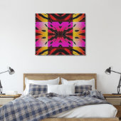 Burst van Black Hills Goud Ingewikkeld Canvas Afdruk (Insitu (Slaapkamer))