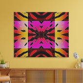 Burst van Black Hills Goud Ingewikkeld Canvas Afdruk (Insitu (Woonkamer))