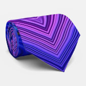 ~ Burst van Blue ~ Fractal Design ~ Original ~ ~ Stropdas (Opgerold)