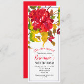 Burst van de Rode Uitnodiging (Voorkant / Achterkant)