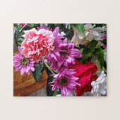 Burst van kleur Spring Bouquet Jigsaw Puzzel (Horizontaal)