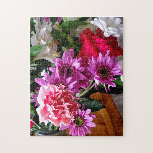 Burst van kleur Spring Bouquet Jigsaw Puzzel (Verticaal)