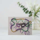 BURST VAN MARDI GRAS COLORS BRIEFKAART (Staand voorkant)