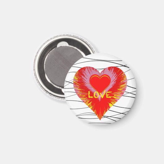 Bursting Heart Magneet (Voorkant / Achterkant)