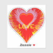 Bursting Heart Sticker (Vel)