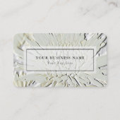 ©Bursting Joy/ Embossed-achtige bloemenontwerp Visitekaartje (Voorkant)