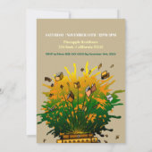 Bursting met boeken Verjaardagsfeest Kaart (Achterkant)