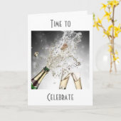 BURSTING MET JOY=CONGRATS OP NIEUWE TAAK KAART (Gele Bloem)