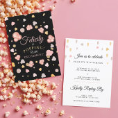 Bursting Popcorn Baby shower Invitation Kaart