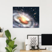 Bursting With Stars and Black Holes Poster (Thuiskantoor)