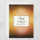 Bursting Yellow Haze 2 Weddenschap Kaart (Achterkant)