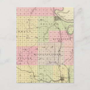 Burt County, Nebraska Briefkaart