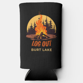 Burt Lake Michigan Kampvuur Seltzer Blikjeskoeler