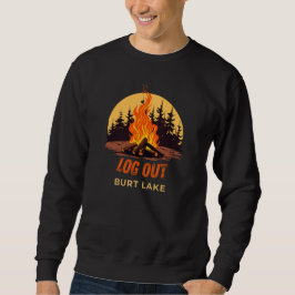 Burt Lake Michigan Kampvuur Trui