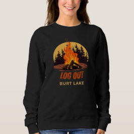 Burt Lake Michigan Kampvuur Trui