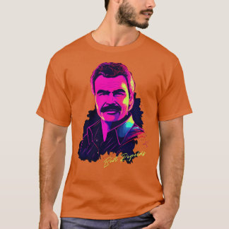 Burt Reynolds 80s  Stijl Ontwerp T-shirt