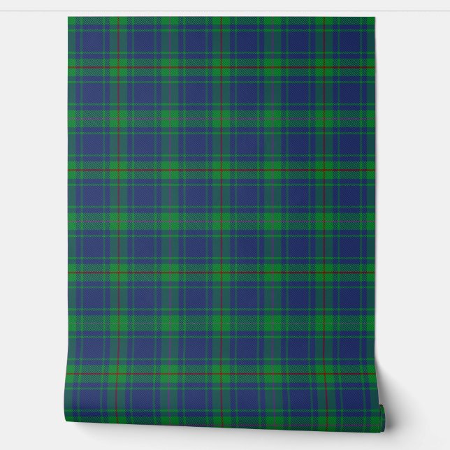 Burt Tartan Plaid Schotse Clan Behang (Afrollen)