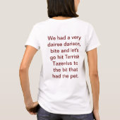 Burtage! T-shirt (Achterkant)