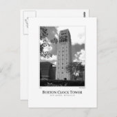 Burton Clock Tower Briefkaart (Voorkant / Achterkant)