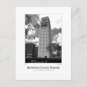 Burton Clock Tower Briefkaart