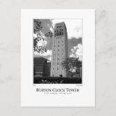 Burton Clock Tower Briefkaart (Voorkant)