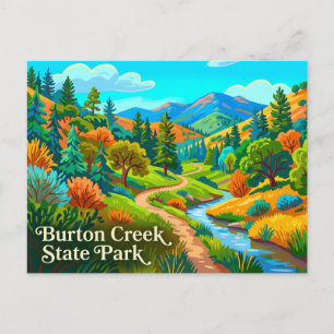 Burton Creek State Park Californië Briefkaart