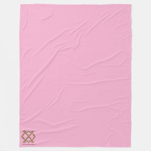 Burton Family Collectie Pink Fleece Deken (Voorkant)