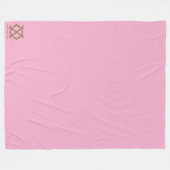 Burton Family Collectie Pink Fleece Deken (Voorkant (Horizontaal))