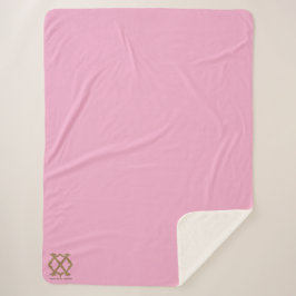 Burton Family Collectie Pink Sherpa Deken