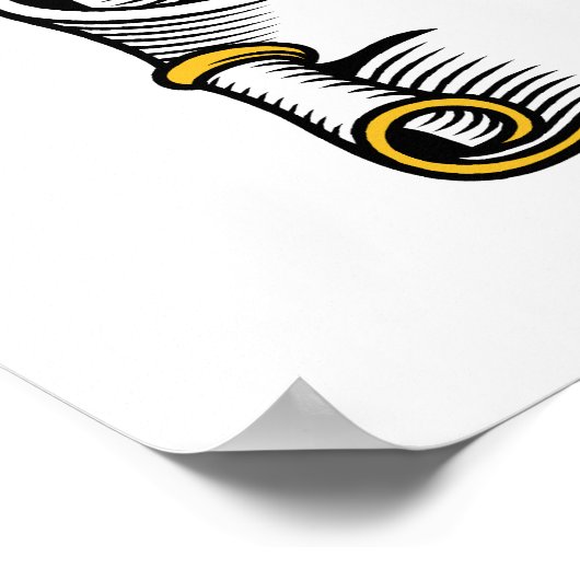 Burton Family Crest Poster (Hoek)