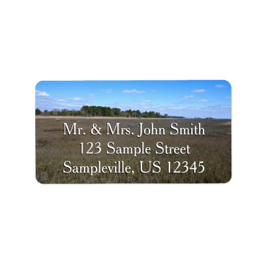 Burton Island Natuur Preserve Trail Etiket (Voorkant)